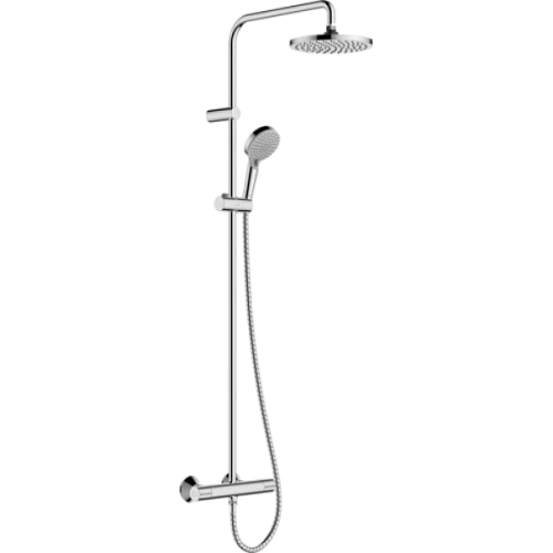 Душевая система Hansgrohe Showerpipe 200 1jet с термостатом Vernis Blend 26276000, хром Душевая система Hansgrohe Showerpipe 200 1jet с термостатом Vernis Blend 26276000, хром