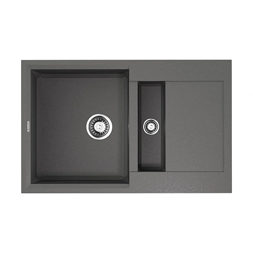 Кухонная мойка Omoikiri Sakaime 78-2-PL Tetogranit/платина 4993199 Кухонная мойка Omoikiri Sakaime 78-2-PL Tetogranit/платина 4993199