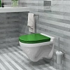 Унитаз подвесной Sanita Luxe Attica Color Green ATCSLWH0113 с сиденьем Soft Close