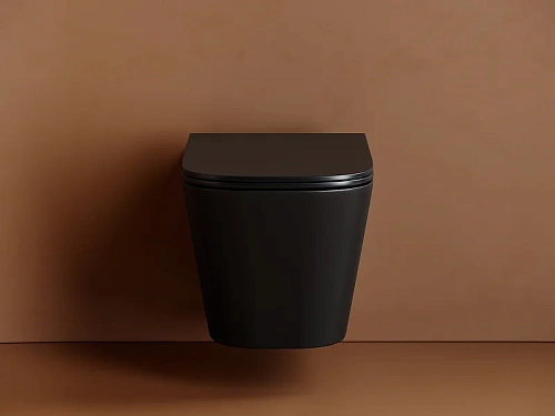 Унитаз подвесной Ceramica Nova Union CN4009TMB безободковый, смыв торнадо Унитаз подвесной Ceramica Nova Union CN4009TMB безободковый, смыв торнадо