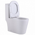 Унитаз напольный CeramaLux TR2178MN монолит белый с крышкой микролифт Унитаз напольный CeramaLux TR2178MN монолит белый с крышкой микролифт