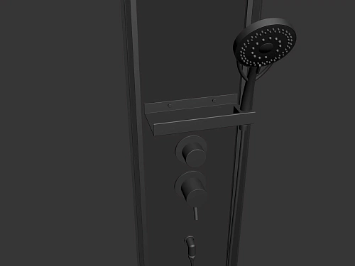 Душевая кабина Timo Premium ILMA Black 902 R с крышей, хамам и стульчиком 120x80x222 Душевая кабина Timo Premium ILMA Black 902 R с крышей, хамам и стульчиком 120x80x222