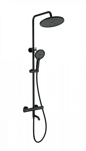 Душевая система Wonzon & Woghand с термостатом, черный матовый (WW-B3065-T1-MB) Душевая система Wonzon & Woghand с термостатом, черный матовый (WW-B3065-T1-MB)