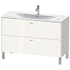 Картинка анонса товара «тумба под раковину duravit brioso br451402222 напольная 122 см белая»