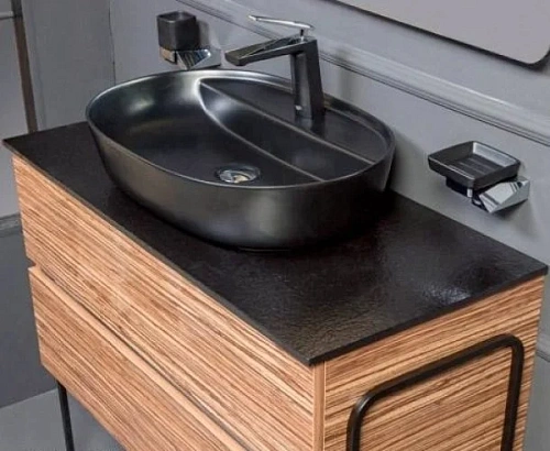 Столешница Boheme прямая черная 80 VALLESSI 840-080-А Столешница Boheme прямая черная 80 VALLESSI 840-080-А