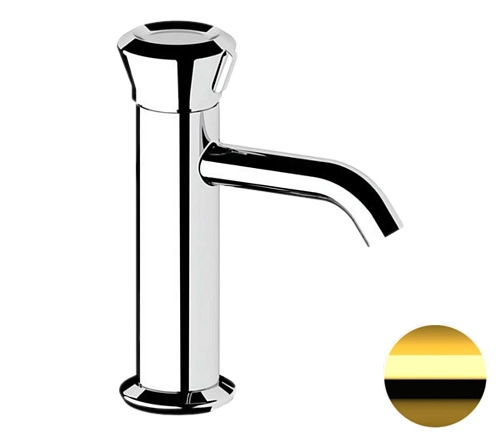 Смеситель для раковины Remer Element ET12DO, золото глянцевое Смеситель для раковины Remer Element ET12DO, золото глянцевое