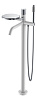 Картинка анонса товара «смеситель для ванны boheme stick 129-wcr.2 напольный white touch chrome»