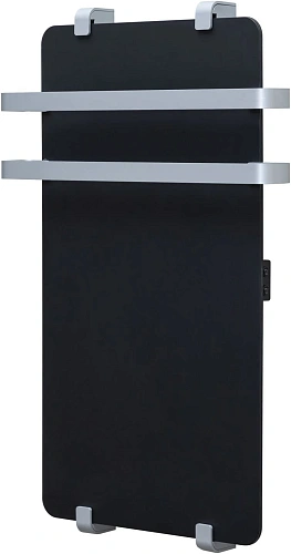 Полотенцесушитель электрический Allen Brau Infinity 80x44 00325622 с рейлингом 2.0 и креплением, серебро брашированное Полотенцесушитель электрический Allen Brau Infinity 80x44 00325622 с рейлингом 2.0 и креплением, серебро брашированное