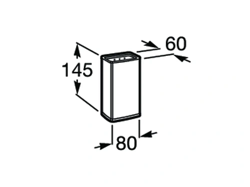 Стакан Select хром, настенный 816303001 Стакан Select хром, настенный 816303001