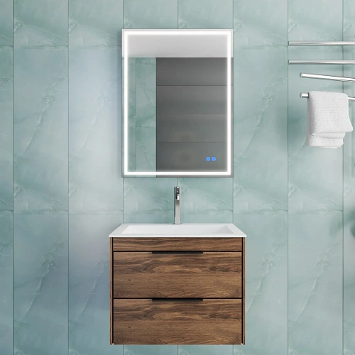 Тумба под раковину Vincea Chiara 2D 600 VMC-2C2600CO подвесная, C.Oak Тумба под раковину Vincea Chiara 2D 600 VMC-2C2600CO подвесная, C.Oak