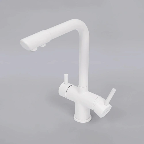 Смеситель для кухни WasserKRAFT A8357 под фильтр белый Смеситель для кухни WasserKRAFT A8357 под фильтр белый