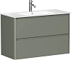 Тумба под раковину Allen Brau Gravity 100 1.370010.CGM олива матовый