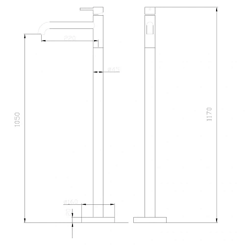 Смеситель для раковины ABBER Wasser Kreis AF8140 хром Смеситель для раковины ABBER Wasser Kreis AF8140 хром