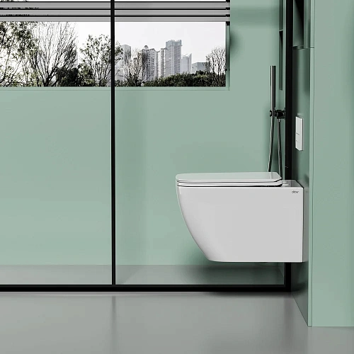 Унитаз подвесной ABBER Ultra AC1303 белый с ультратонким ободком Унитаз подвесной ABBER Ultra AC1303 белый с ультратонким ободком