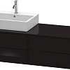 Тумба под раковину Duravit XSquare XS4913L4040 140 см черный глянцевый Тумба под раковину Duravit XSquare XS4913L4040 140 см черный глянцевый