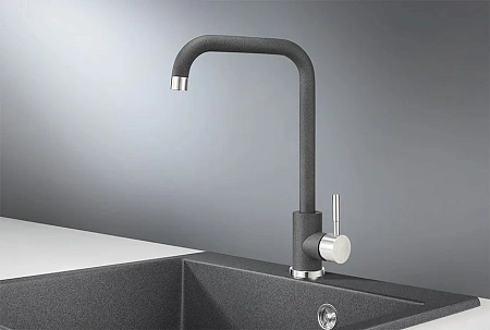 Смеситель для кухни GRANULA (ST-4033, ГРАФИТ) Смеситель для кухни GRANULA (ST-4033, ГРАФИТ)