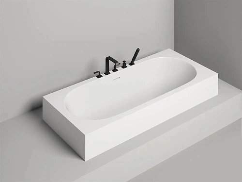 Ванна из искусственного камня Salini ORNELLA AXIS KIT 180 103521MN Ванна из искусственного камня Salini ORNELLA AXIS KIT 180 103521MN