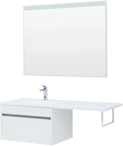 Тумба под раковину Aquanet Токио 68 белый (подвесная, 1 ящик) 00236917 Тумба под раковину Aquanet Токио 68 белый (подвесная, 1 ящик) 00236917