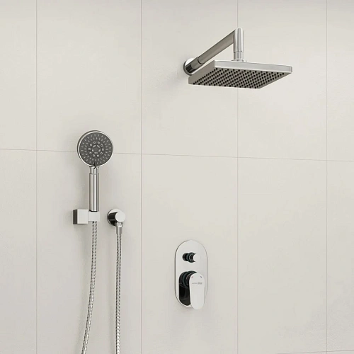 Душевая система WasserKRAFT A14028 встраиваемая хром Душевая система WasserKRAFT A14028 встраиваемая хром