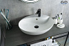 Картинка анонса товара «раковина gid n9088 51169 накладная белая 55x45x13,5»