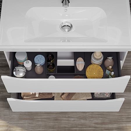 Тумба под раковину Opadiris Элеганс 90, белый матовый (под раковину CeraStyle FRAME 90) 00-00006896 Тумба под раковину Opadiris Элеганс 90, белый матовый (под раковину CeraStyle FRAME 90) 00-00006896