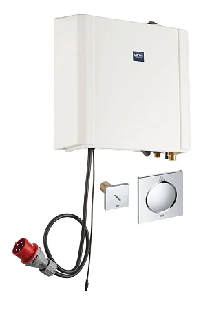 Генератор пара GROHE F-digital deluxe 6,6 кВт для большой паро-душевой кабины (27934000) Генератор пара GROHE F-digital deluxe 6,6 кВт для большой паро-душевой кабины (27934000)