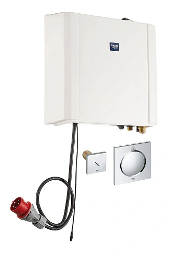 Генератор пара GROHE F-digital deluxe 6,6 кВт для большой паро-душевой кабины (27934000) Генератор пара GROHE F-digital deluxe 6,6 кВт для большой паро-душевой кабины (27934000)