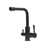 Смеситель для кухни Lemark Expert LM5061BLN с подключением к фильтру, черный