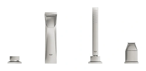 Смеситель на борт ванны GROHE Allure Brilliant, на 4 отверстия (19787DC1) Смеситель на борт ванны GROHE Allure Brilliant, на 4 отверстия (19787DC1)