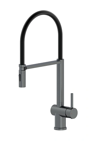Смеситель для кухни Wonzon & Woghand с гибким изливом, темный графит (WW-88438003-BGM) Смеситель для кухни Wonzon & Woghand с гибким изливом, темный графит (WW-88438003-BGM)