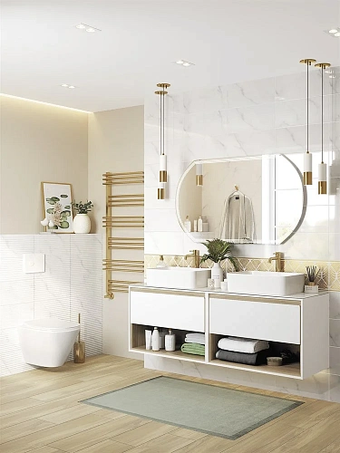 Плитка керамическая Cersanit Omnia белый 20x44 OMG051 Плитка керамическая Cersanit Omnia белый 20x44 OMG051