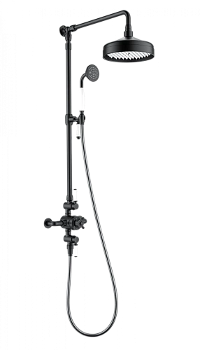 Душевая система Wonzon & Woghand с термостатом, черный матовый (WW-B3041-MB) Душевая система Wonzon & Woghand с термостатом, черный матовый (WW-B3041-MB)