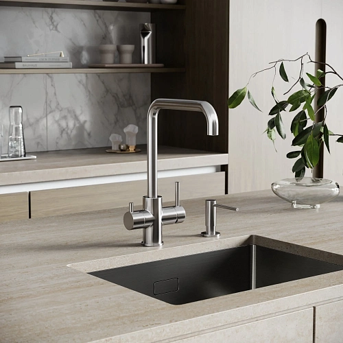 Смеситель для кухни SANCOS Vela SC4013BN с возможностью подключения фильтра, брашированный никель Смеситель для кухни SANCOS Vela SC4013BN с возможностью подключения фильтра, брашированный никель