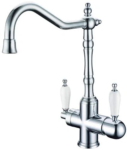 Смеситель для кухни Boheme TRADIZIONALE CHROMO CRISTAL 113-CRST Смеситель для кухни Boheme TRADIZIONALE CHROMO CRISTAL 113-CRST