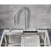 Смеситель для кухни Milacio Ultra (MCU.556.SS) с вытяжной лейкой, сталь нержавеющая Смеситель для кухни Milacio Ultra (MCU.556.SS) с вытяжной лейкой, сталь нержавеющая