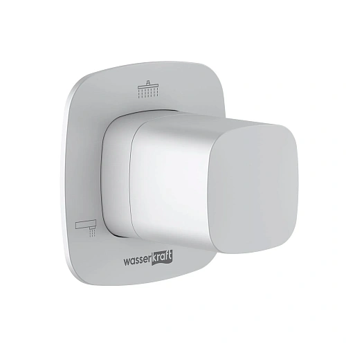 Переключатель потоков WasserKRAFT A267 на 3 выхода белый Переключатель потоков WasserKRAFT A267 на 3 выхода белый