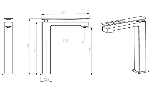 Смеситель для раковины Boheme Q 142-WUW WhiteUW Смеситель для раковины Boheme Q 142-WUW WhiteUW
