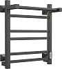 Полотенцесушитель электрический EWRIKA Пенелопа КВ 60х50, с полкой, черный 538317