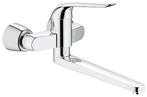 Смеситель для раковины GROHE Euroeco Special (вынос 342 мм, длина рычага 170 мм), хром (32775000) Смеситель для раковины GROHE Euroeco Special (вынос 342 мм, длина рычага 170 мм), хром (32775000)