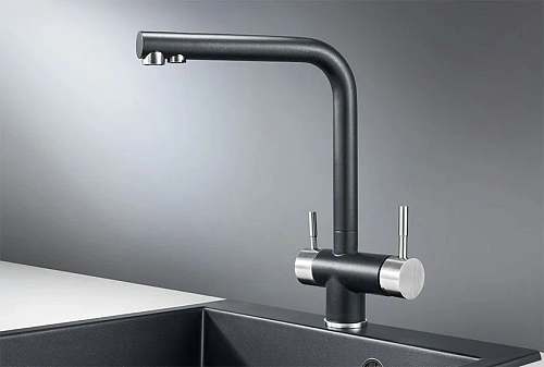 Смеситель для кухни Granula 2305, ШВАРЦ Смеситель для кухни Granula 2305, ШВАРЦ