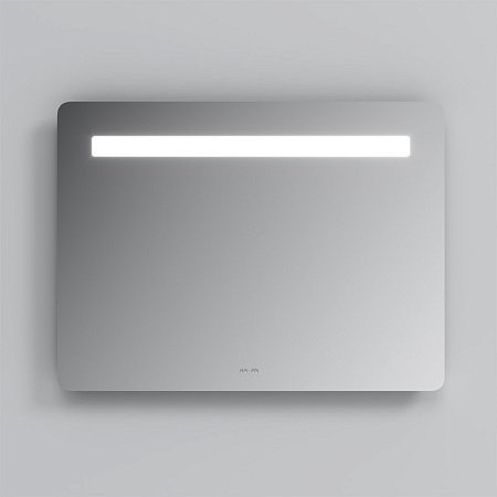 Зеркало AM.PM Gem M90MOX0801WG настенное с LED-подсветкой, 80 см Зеркало AM.PM Gem M90MOX0801WG настенное с LED-подсветкой, 80 см