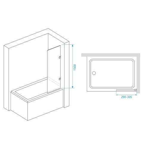 Шторка на ванну RGW Screens SC-056-2 3511056270-21 Шторка на ванну RGW Screens SC-056-2 3511056270-21