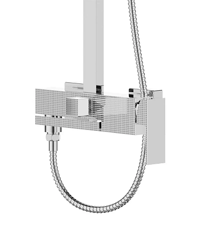 Душевая система Agger Great A2893311 с изливом, хром с декором Душевая система Agger Great A2893311 с изливом, хром с декором
