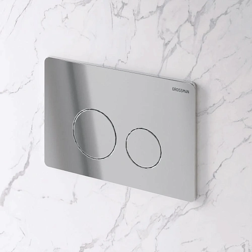 Клавиша смыва GROSSMAN Style 700.K31.05.10M.10M хром Клавиша смыва GROSSMAN Style 700.K31.05.10M.10M хром