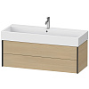 Картинка анонса товара «тумба под раковину duravit xviu xv43380b271 подвесная 118.4 см средиземноморский дуб»
