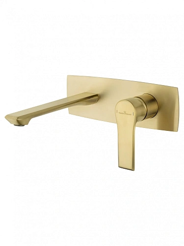 Смеситель для раковины Wonzon & Woghand BRILLIANT встраиваемый, брашированное золото (WW-88869079-BG) Смеситель для раковины Wonzon & Woghand BRILLIANT встраиваемый, брашированное золото (WW-88869079-BG)