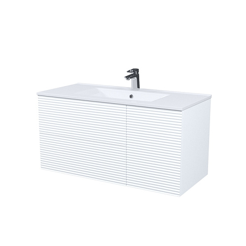 Тумба с раковиной IDDIS Bild (BIL10W0i95K) подвесная, 100 см, белый Тумба с раковиной IDDIS Bild (BIL10W0i95K) подвесная, 100 см, белый