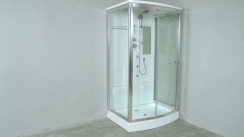 Душевая кабина Timo Lux T-7715 120x90x225, турецкая баня хамам, стульчик прозрачный Душевая кабина Timo Lux T-7715 120x90x225, турецкая баня хамам, стульчик прозрачный