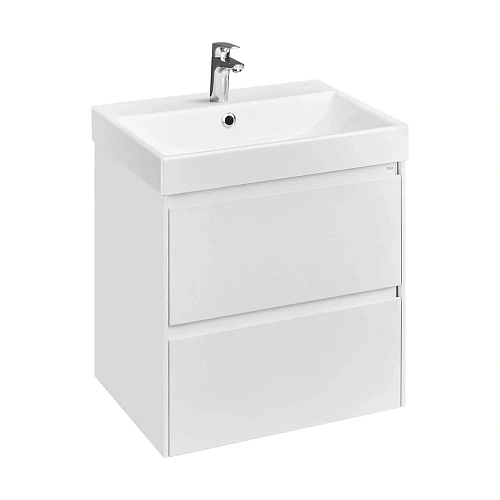 Тумба под раковину Roca Ona 600 белый матовый 2 ящика A857613509 Тумба под раковину Roca Ona 600 белый матовый 2 ящика A857613509