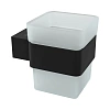 Стакан Lemark SMOOTH LINE с держателем, чёрный матовый 9732014 Стакан Lemark SMOOTH LINE с держателем, чёрный матовый 9732014